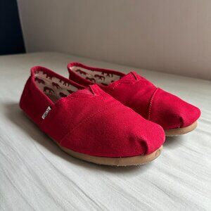 Red Tom's Mens Size 8.5